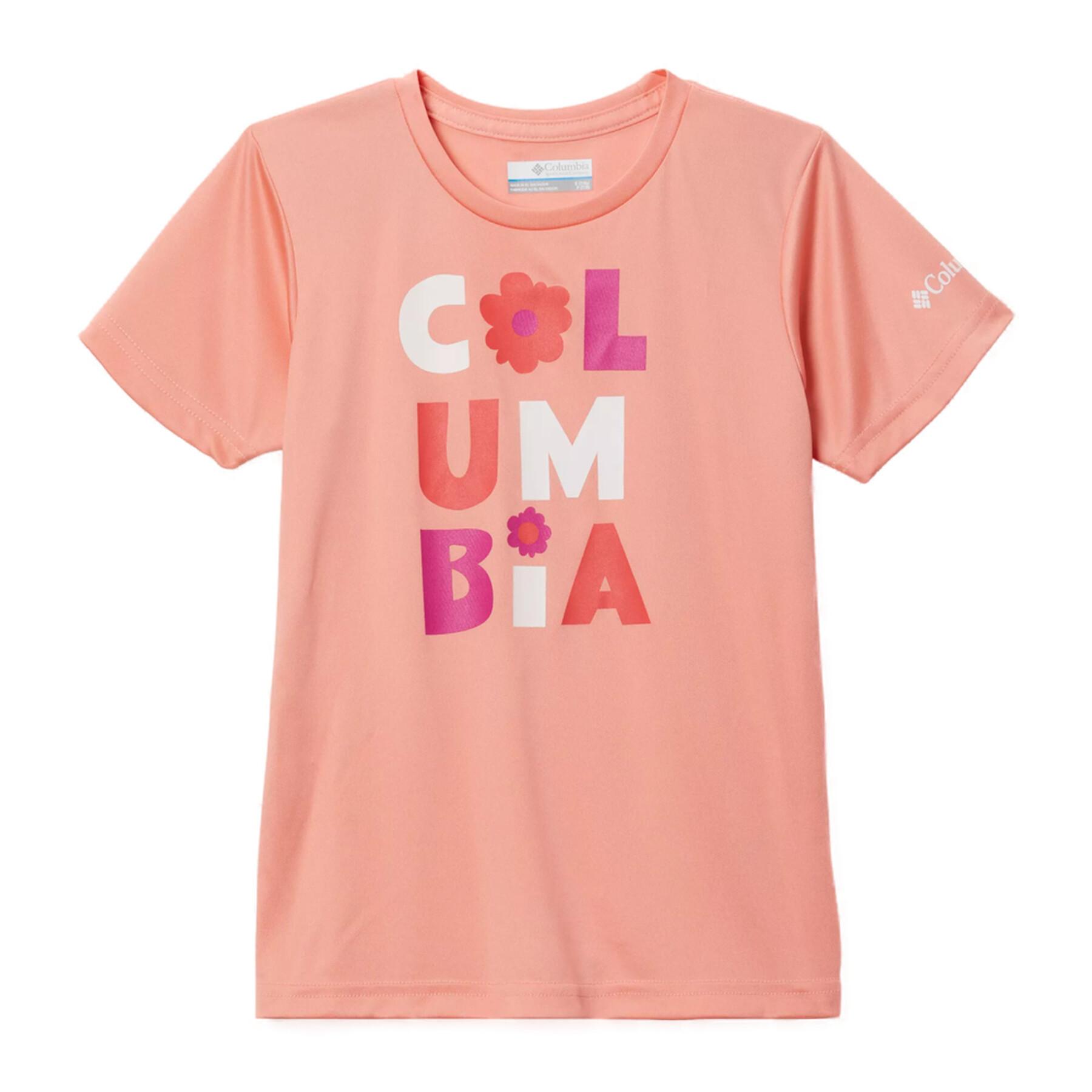 Mädchen-T-Shirt mit kurzen Ärmeln Columbia Mirror Creek™ Graphic