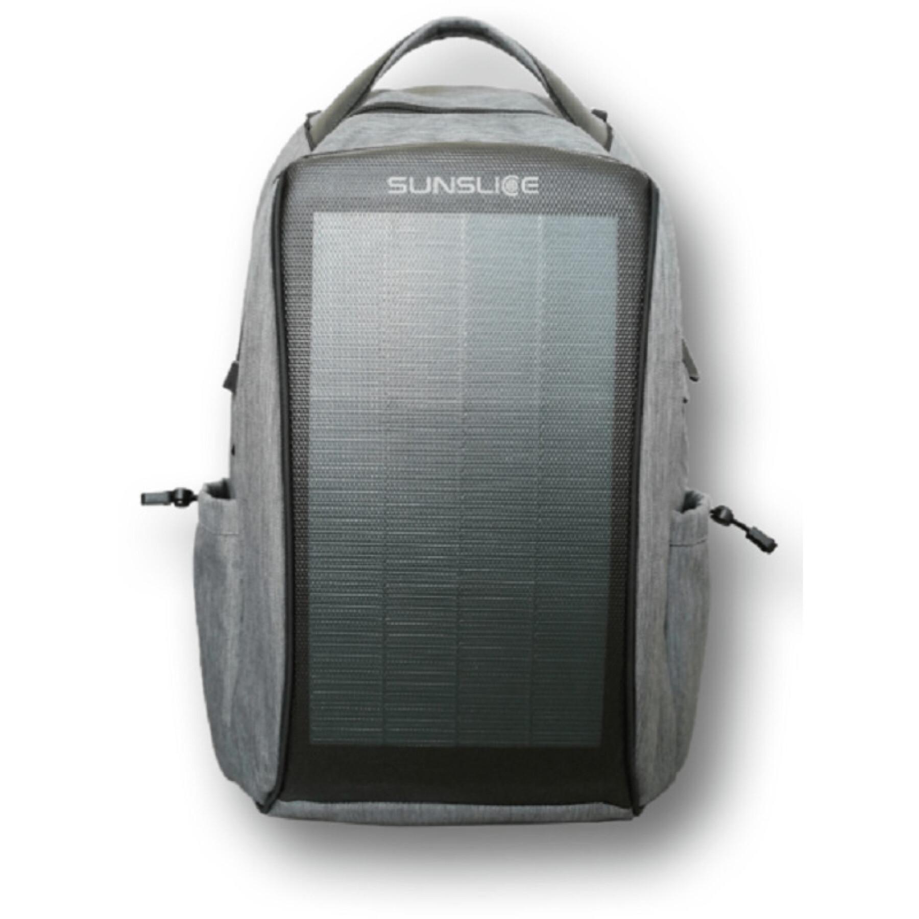 Rucksack mit fest installiertem Solarpanel Sunslice zenith8 watts