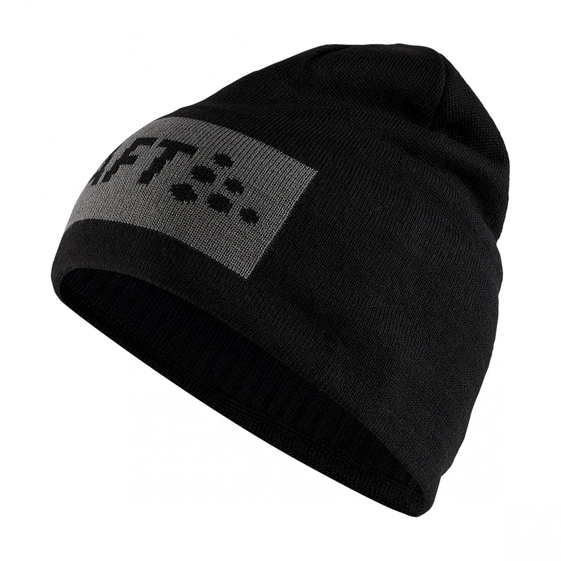 Mütze Craft core square logo knit