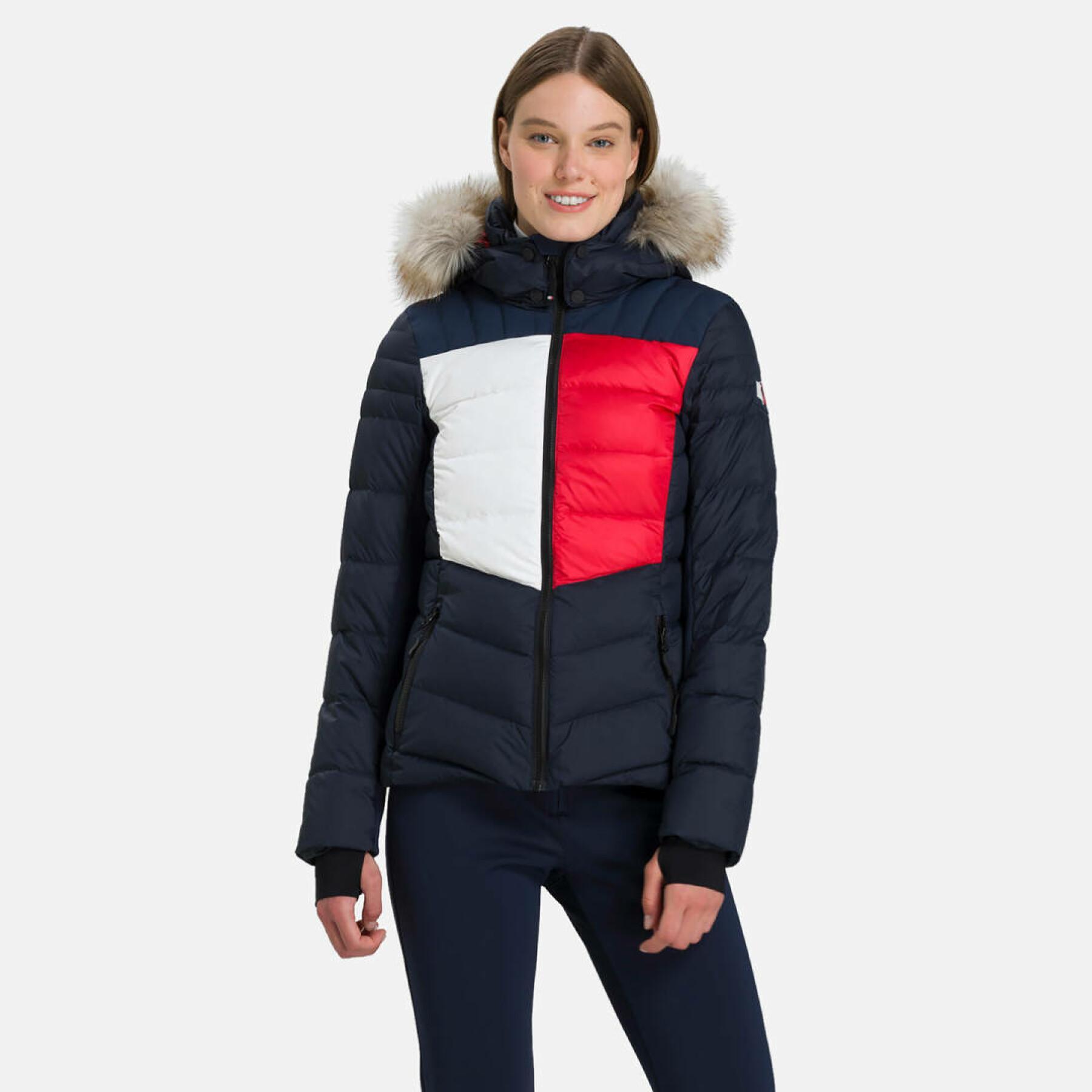 Damen-Skijacke Rossignol Flag E-Fur Down