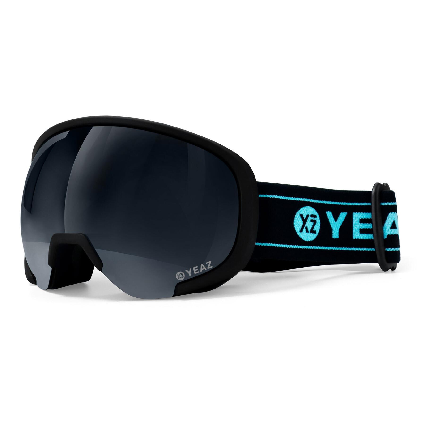 Ski- und Snowboardbrille Yeaz Black Run