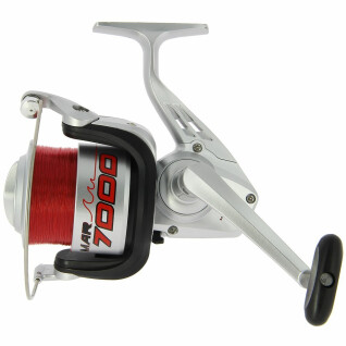 Meeresrolle 1bb mit roter Schnur 20 lb Angling Pursuits MAR7000