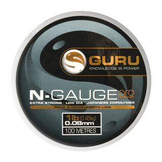 Spezial-Nylonleine Guru N-Gauge Pro (0,08mm – 100m)