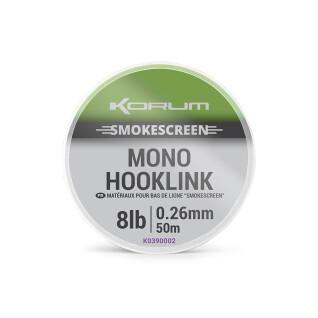 Bindeglied Korum smokescreen mono hooklink
