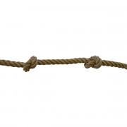 Hanf geknotetes Seil Größe 8 m, Durchmesser 22mm Sporti France