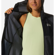 Full Zip Hooded Jacket Women Mountain Hardwear Polartec® Power Grid