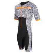 Kurzer Triathlonanzug Zone3 Activate+ Kona Speed Full Zip Trisuit